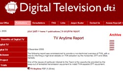 DTI TVA report