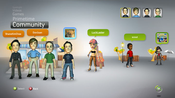 Marketing to New XBox Experience and PS3 Home Avatars